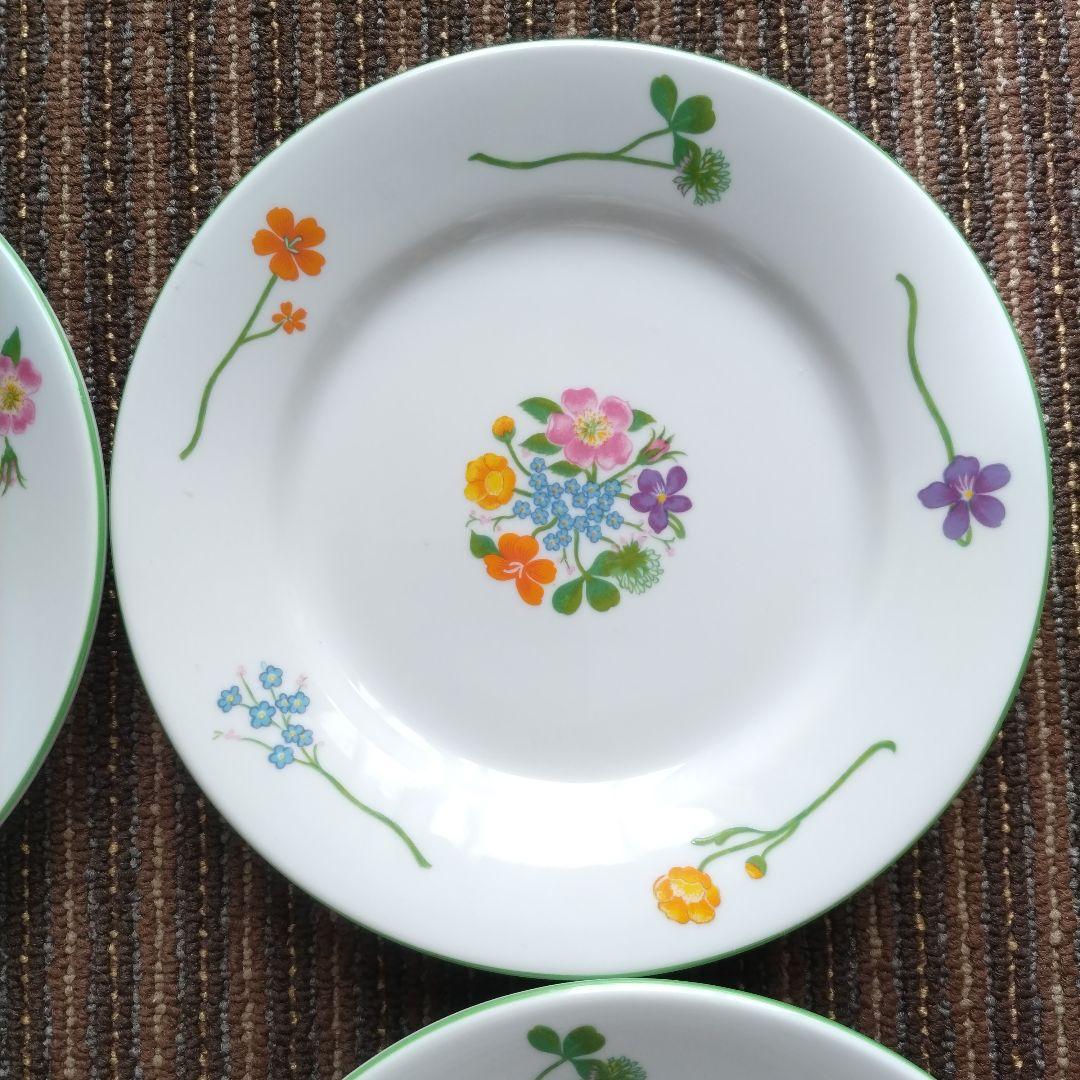 【美品】ピリヴィッツ　ファランドール　ケーキ皿／デザート皿／前菜皿　４枚セット