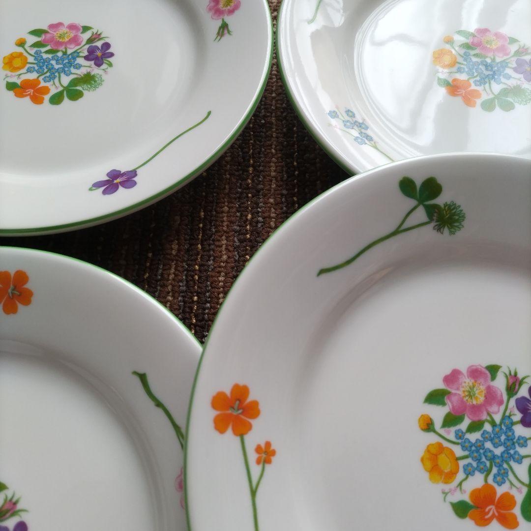 【美品】ピリヴィッツ　ファランドール　ケーキ皿／デザート皿／前菜皿　４枚セット