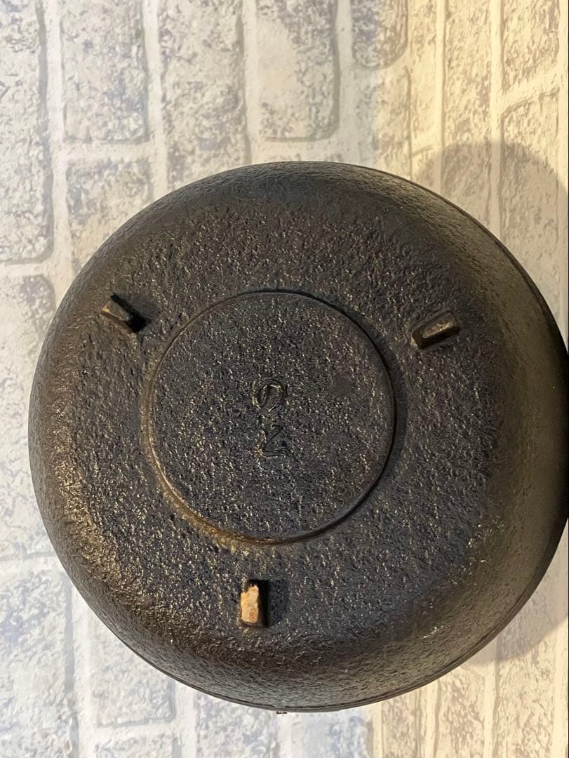 鋳鉄製土鍋 2個セット 持ち手付き