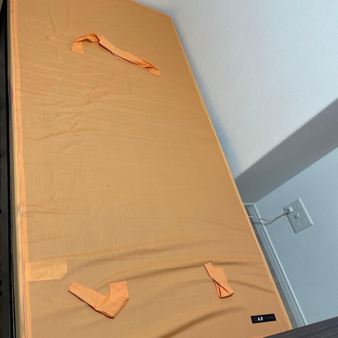 最終値下げ 西川 AIR 01 BASIC シングルマットレス エアー オレンジ