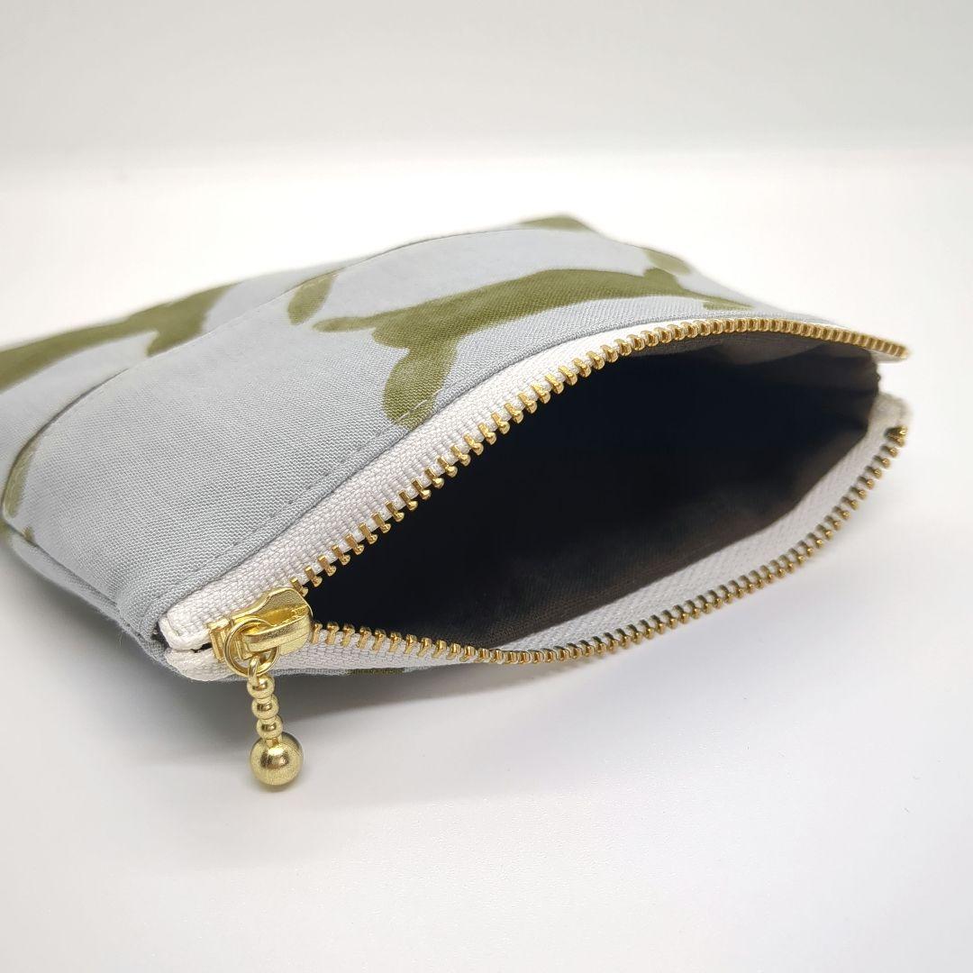 ミナペルホネンRUNRUNRUN手ぬぐい使用 ティッシュケース付きポーチ