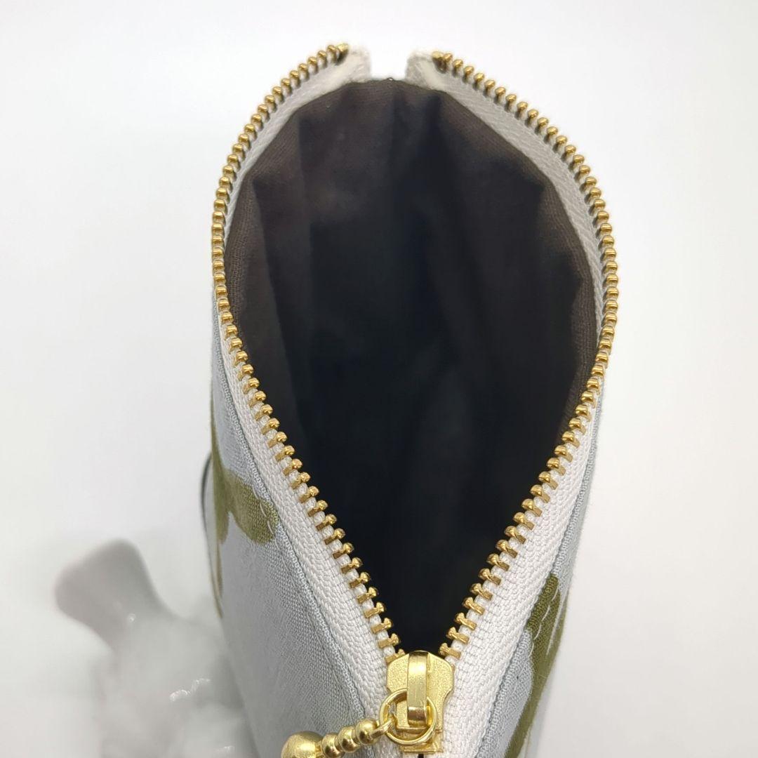 ミナペルホネンRUNRUNRUN手ぬぐい使用 ティッシュケース付きポーチ