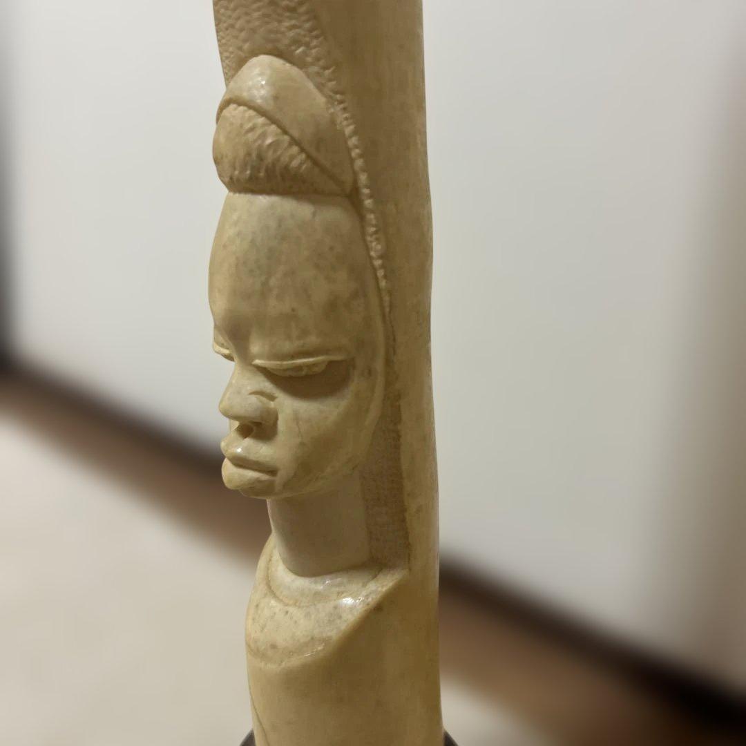 A*s様 象牙風彫刻 女性像　約40cm