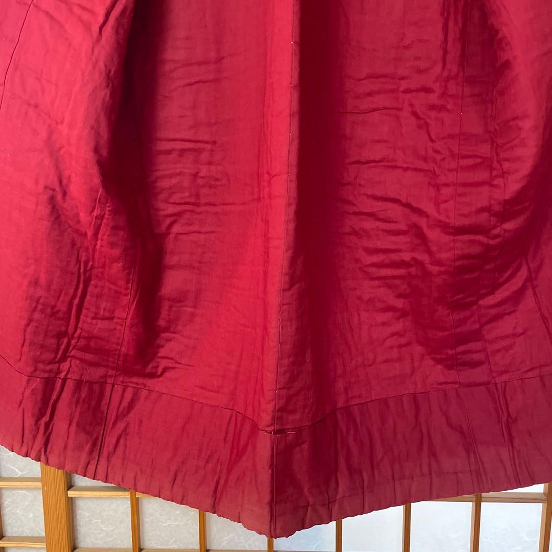 かいまき布団 和装寝具 手縫い 花柄 幾何学模様 【昭和レトロ】【アンティーク】