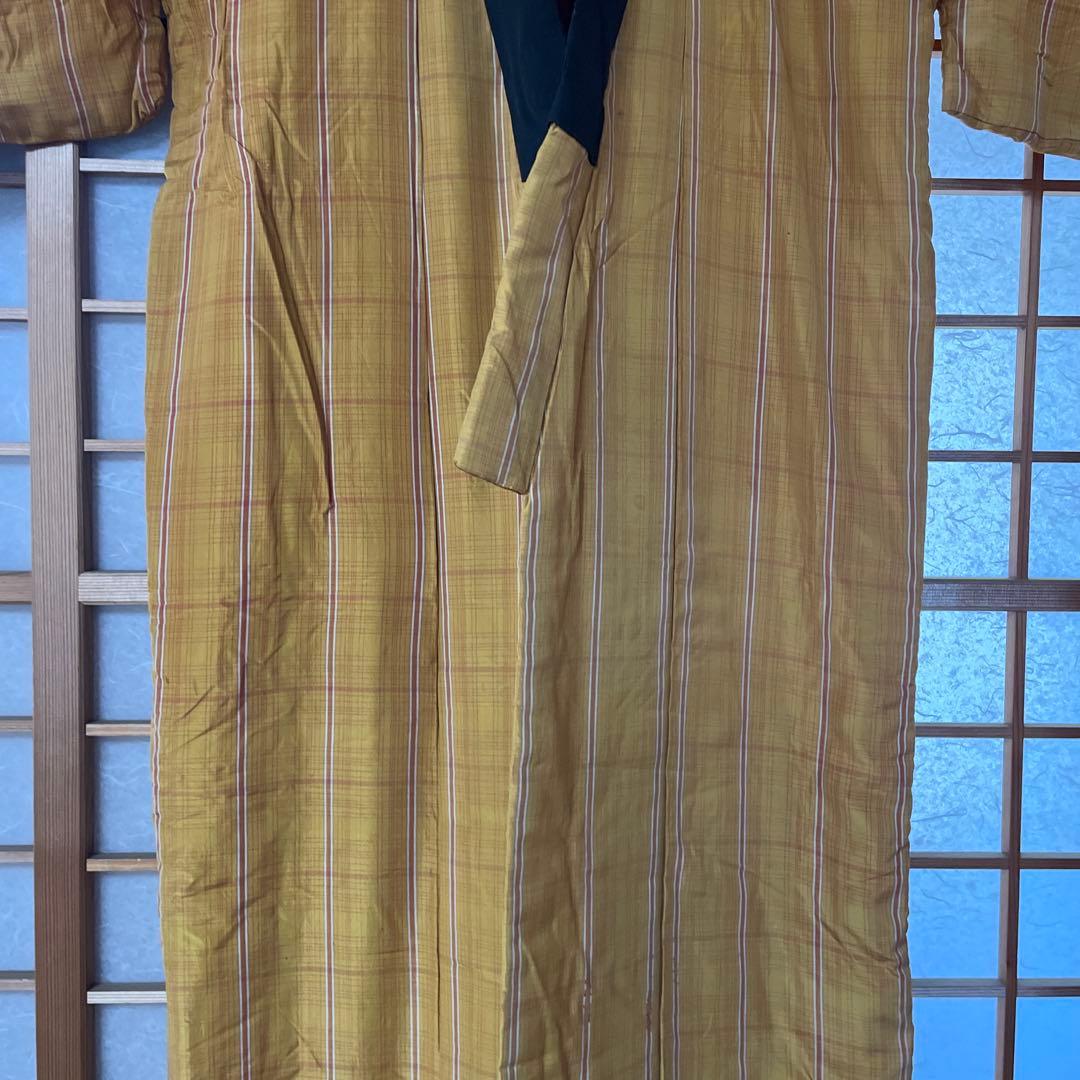 かいまき布団 和装寝具 手縫い 花柄 幾何学模様 【昭和レトロ】【アンティーク】