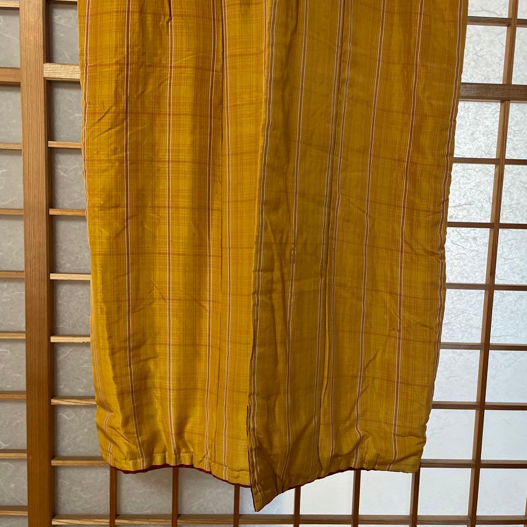 かいまき布団 和装寝具 手縫い 花柄 幾何学模様 【昭和レトロ】【アンティーク】