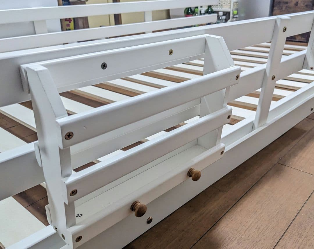 マロン様★天然木 白 ロフトベッド 二段ベッド 美品 関東地方限定