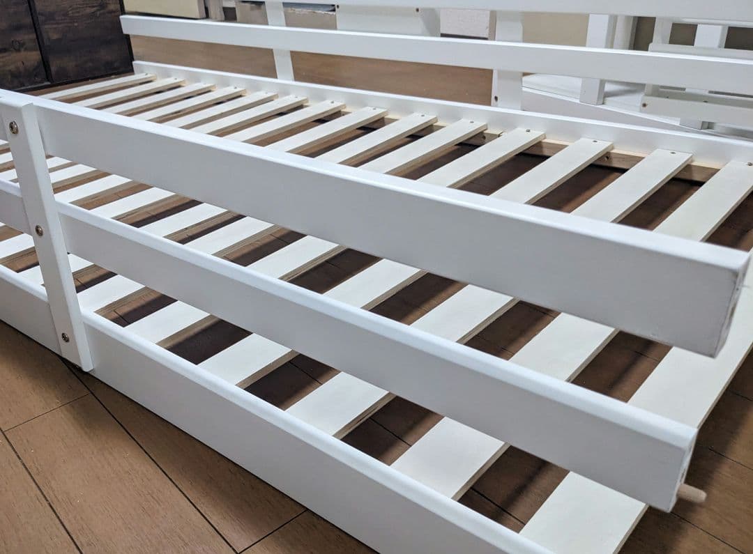 マロン様★天然木 白 ロフトベッド 二段ベッド 美品 関東地方限定