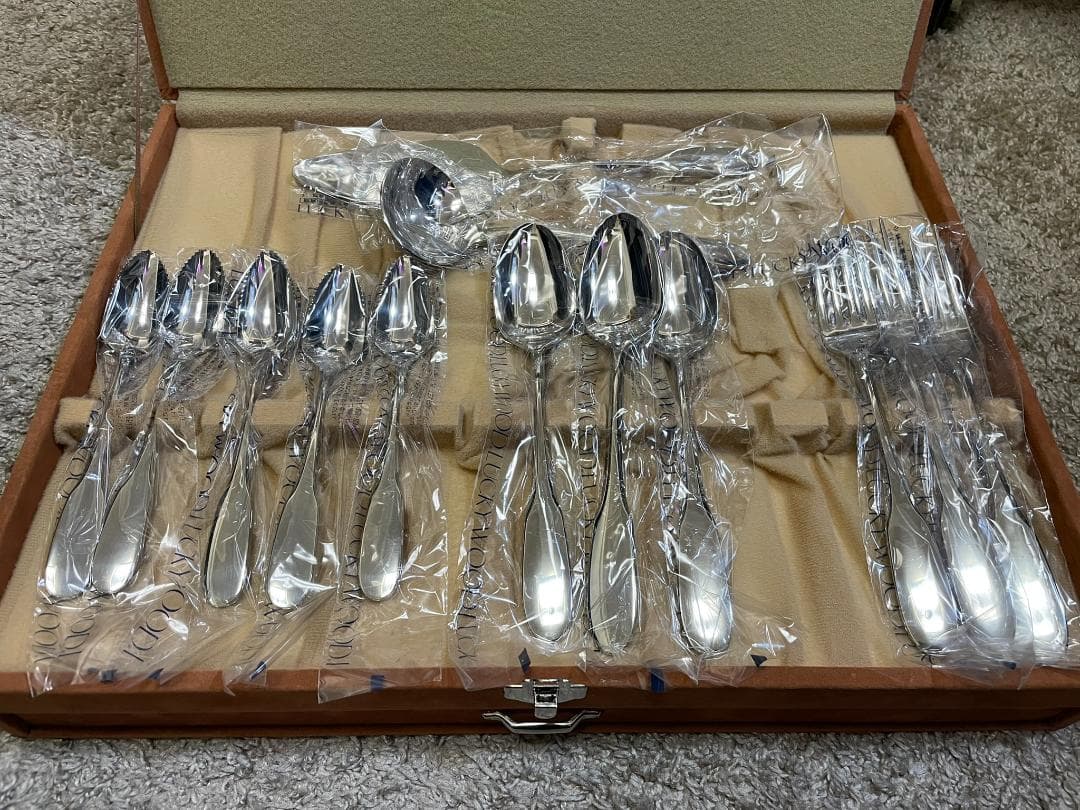 LUCKYWOOD カトラリーセット 木製ケース付き