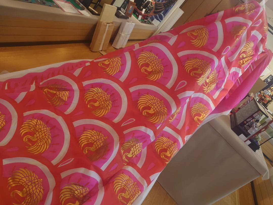 ●おすすめ新品●徳永鯉　ゴールド鯉　鯉のぼり（6メートル）インテリア