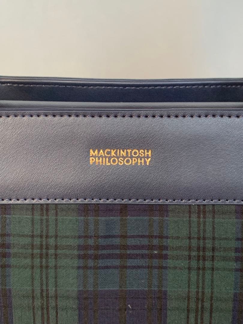 未使用MACKINTOSH PHILOSOPHY タータンチェック トートバッグ