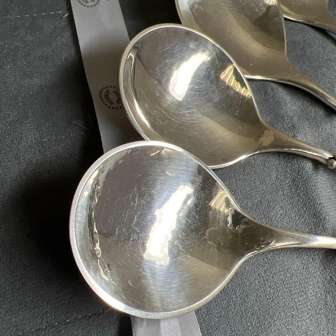 ジョージジェンセン　激レアブロッサムsterling925 シュガースプーン4本