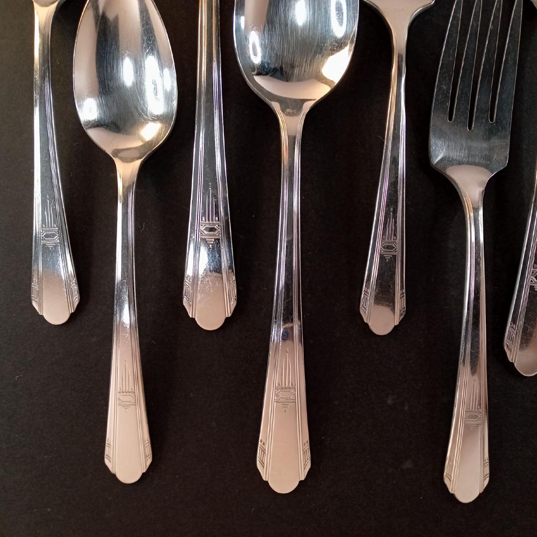 アールデコ1933年WM ROGERSカトラリーPARAMOUNT シルバーPL