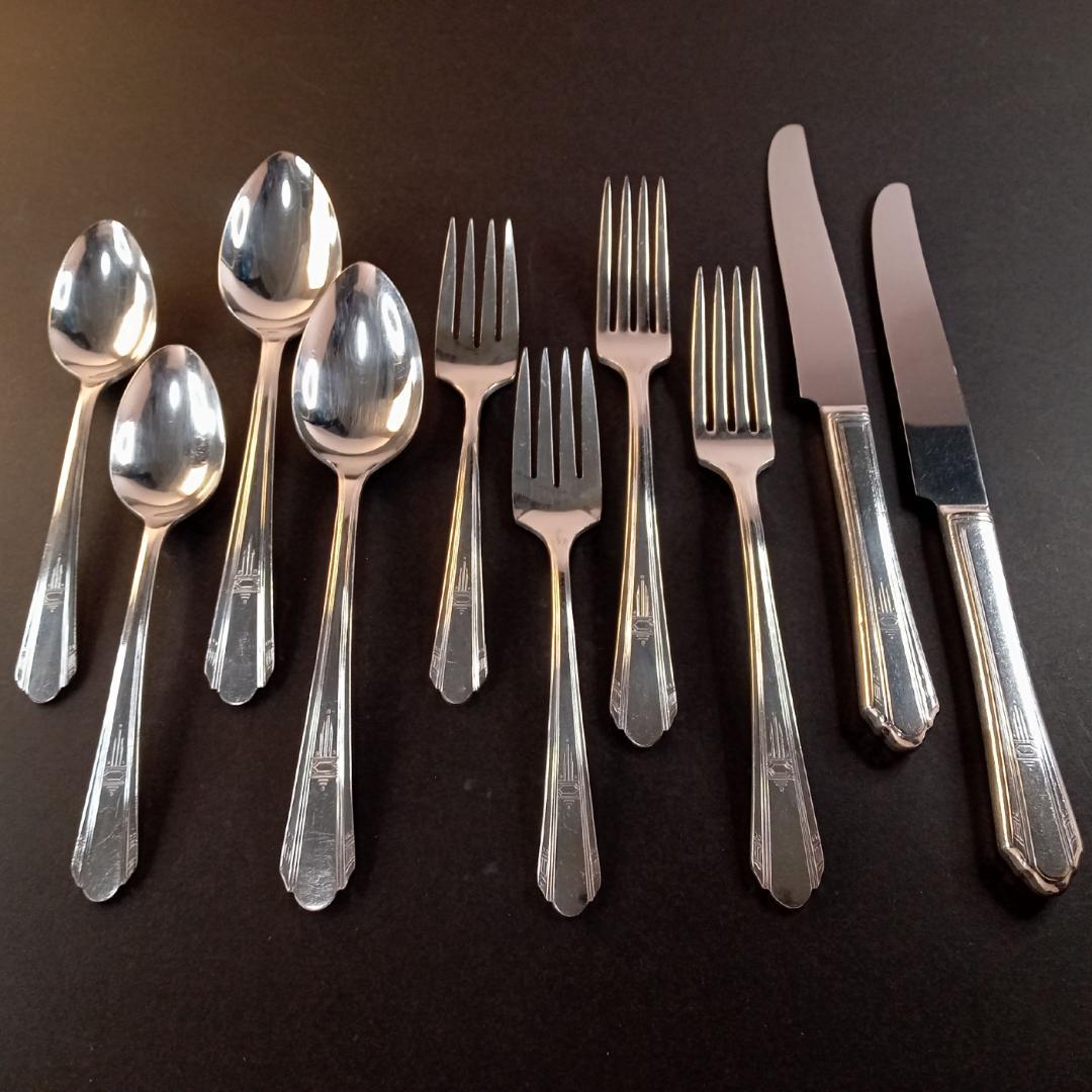 アールデコ1933年WM ROGERSカトラリーPARAMOUNT シルバーPL