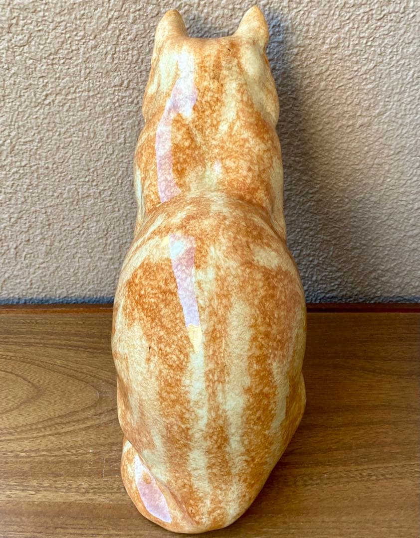 モデルNo.42 ウィンスタンレイキャット　初期　ジンジャー猫　貫入無し❣️