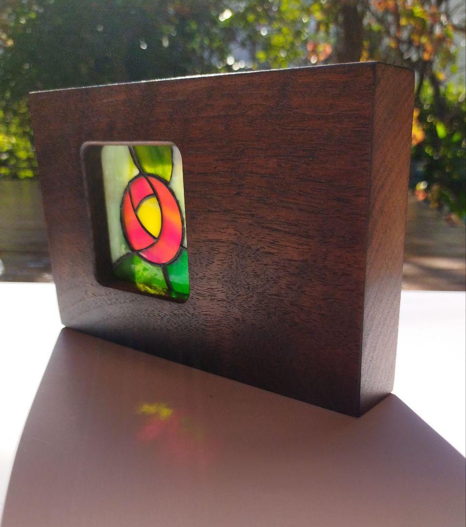 プチステンドグラス　薔薇