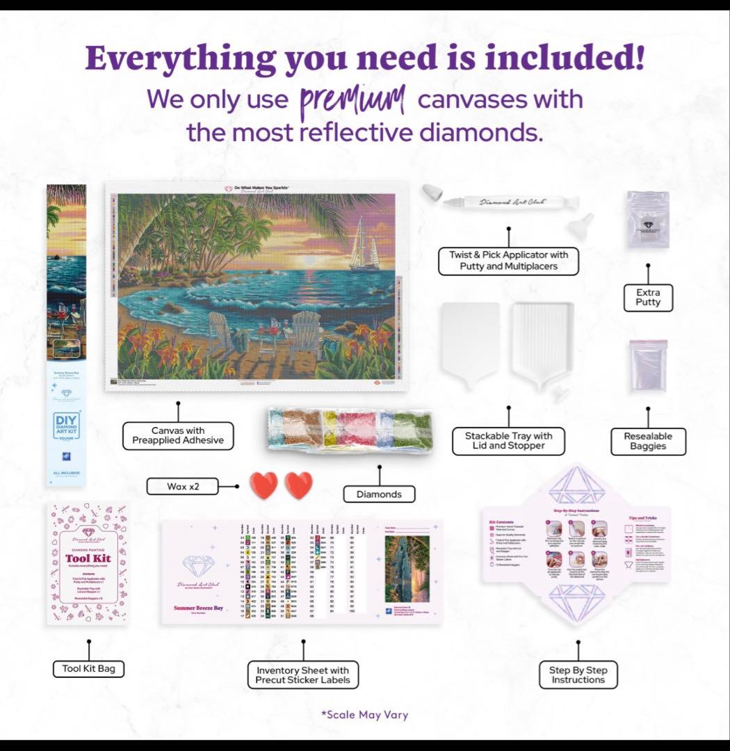 ダイヤモンドアートクラブSummer Breeze Bay