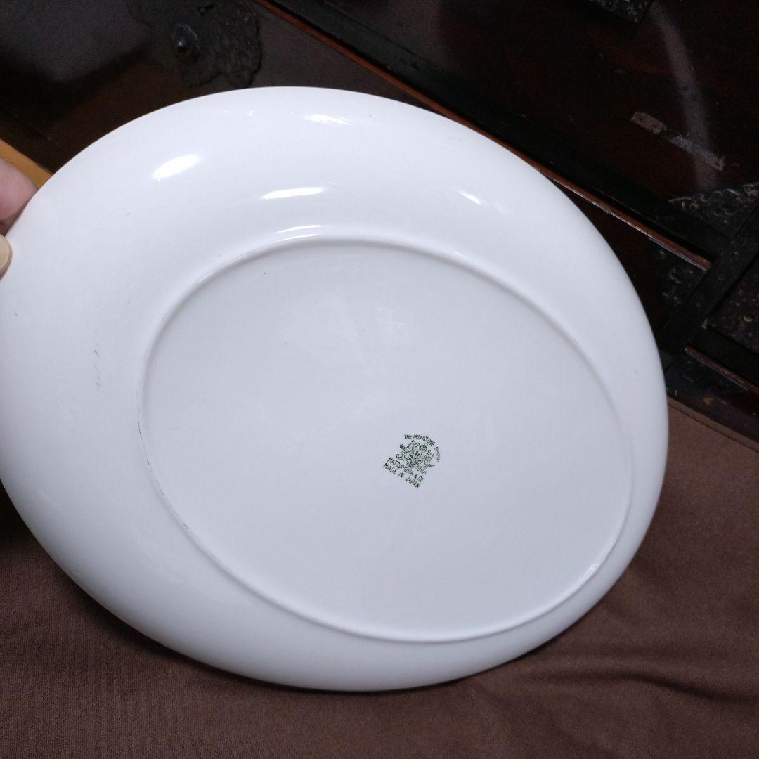 柳宗理初期作品　松村硬質陶器　matsumura ＆co 巨大オーバルプレート