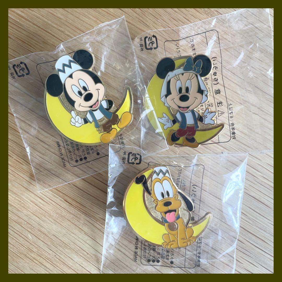 非売品】ディズニーシー アラビアンコースト ピンバッジ 月 ミッキー