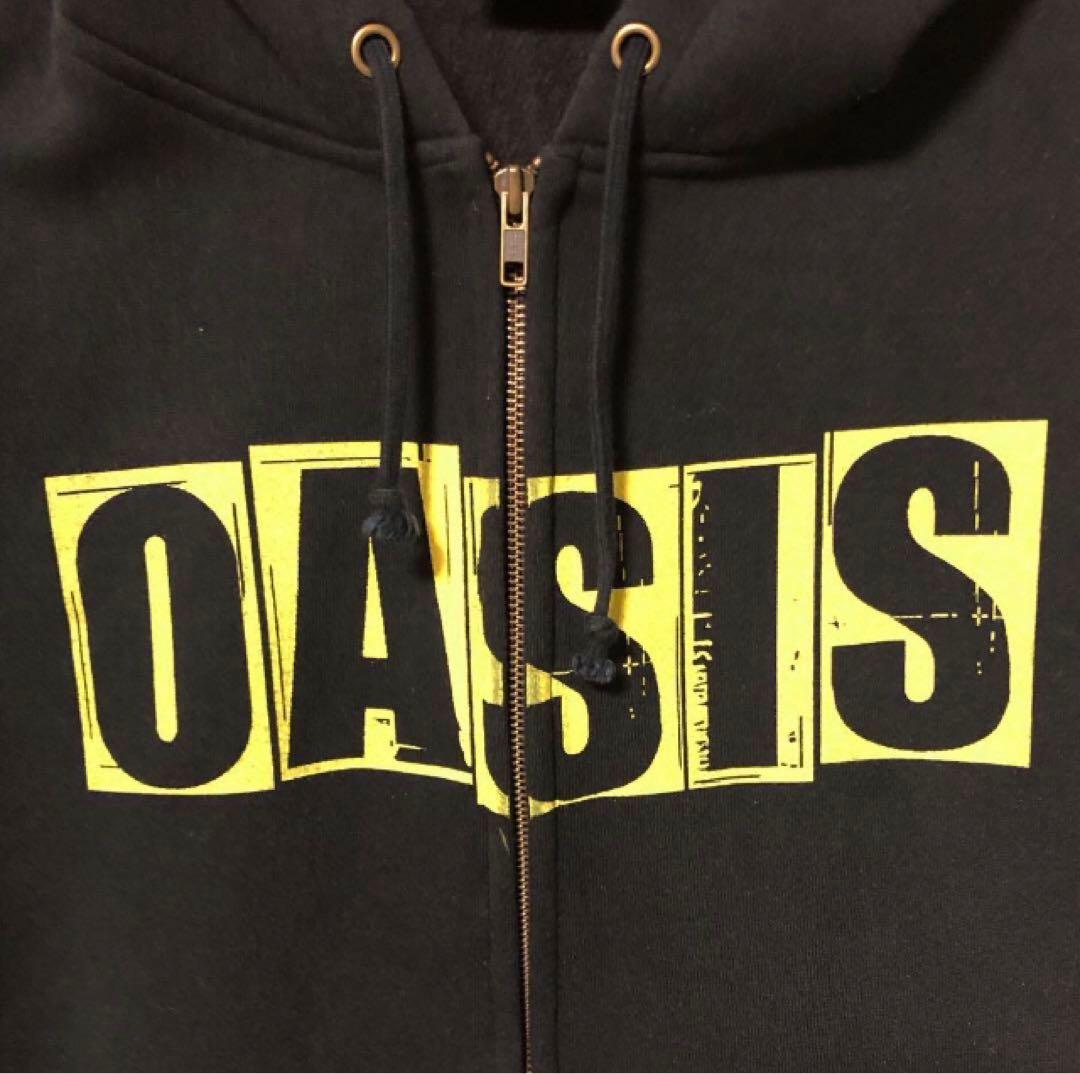 希少❗️SHOOT OASIS オアシス ジップアップ 肉厚 パーカー 黒M - メルカリ