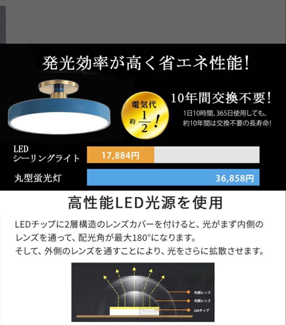 LEDシーリングライト(リビング用)8-14畳