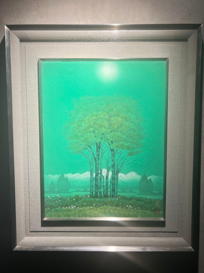 沢田実【信濃早春】肉筆画年鑑150万 - メルカリ