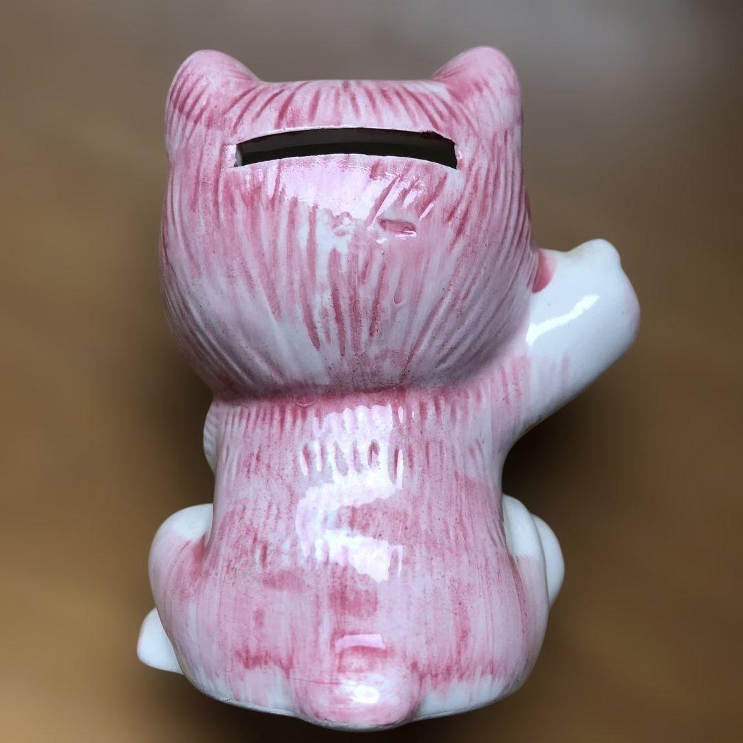 ns0815様 レア！じゃりン子チエ 小鉄ピンク 貯金箱 陶器 昭和レトロ