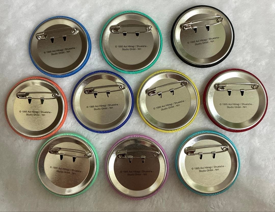 ジブリがいっぱい刺繍ブローチコレクション全10種類