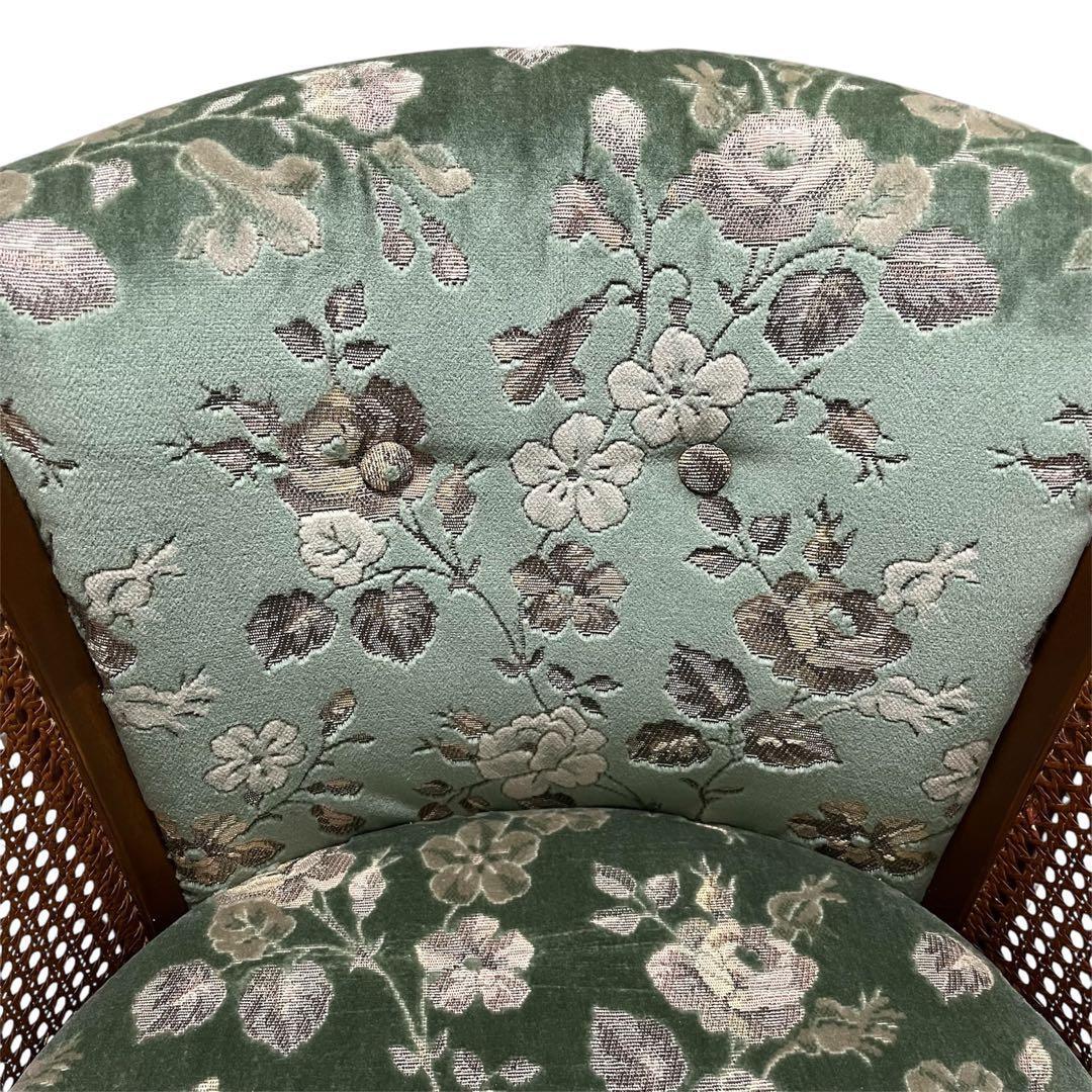 三越家具 ブルージュシリーズ 1人掛けソファ カントリースタイル アンティーク