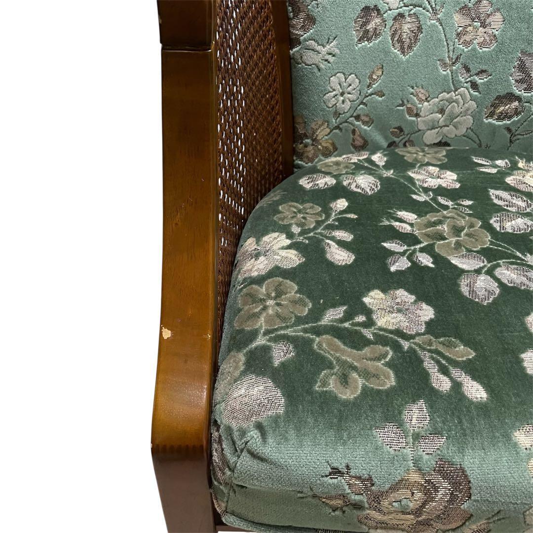 三越家具 ブルージュシリーズ 1人掛けソファ カントリースタイル アンティーク