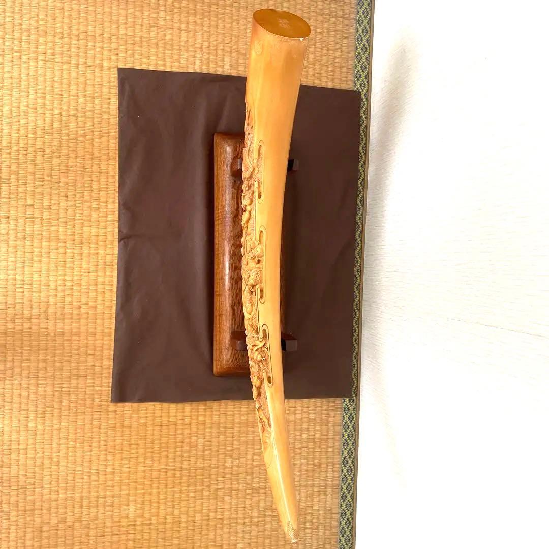 【送料無料】象牙風　七福神　置物　台付