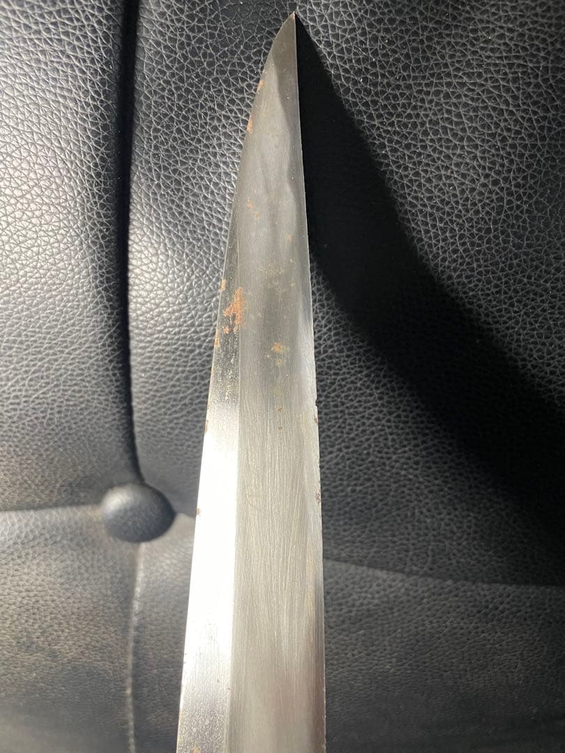 尺一　柳刃　包丁　和包丁　一竿子忠綱　白鋼　黒水牛柄　刺身包丁