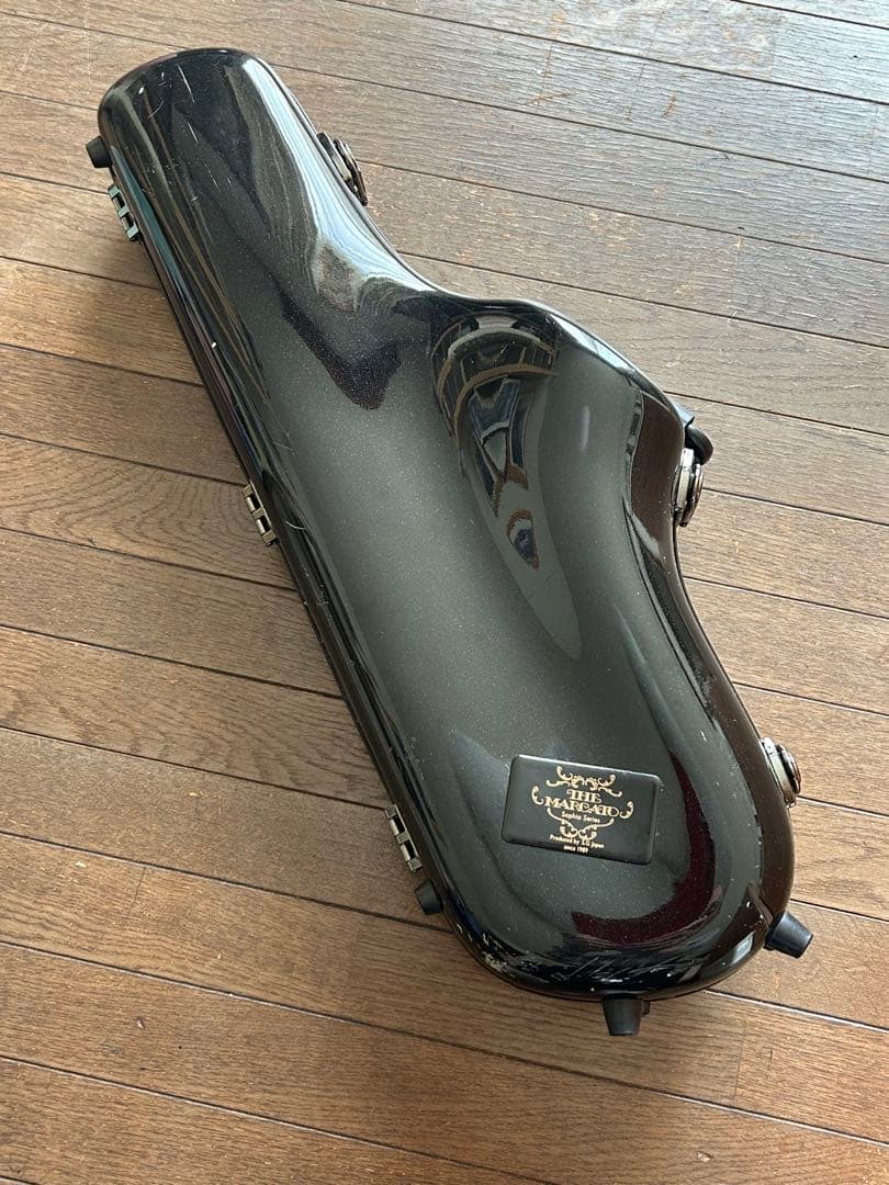 THE MARCATO アルトサックス用ケース ブラック マルカート アルトサックス用ケース ショルダーストラップ・鍵付【服部