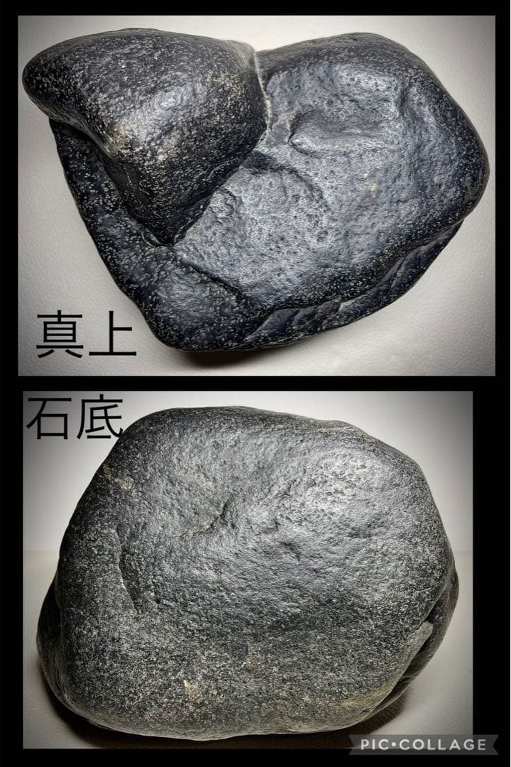 姉川梨地石 横18.5×高13×奥行15(cm) 3.74kg  水石 盆栽