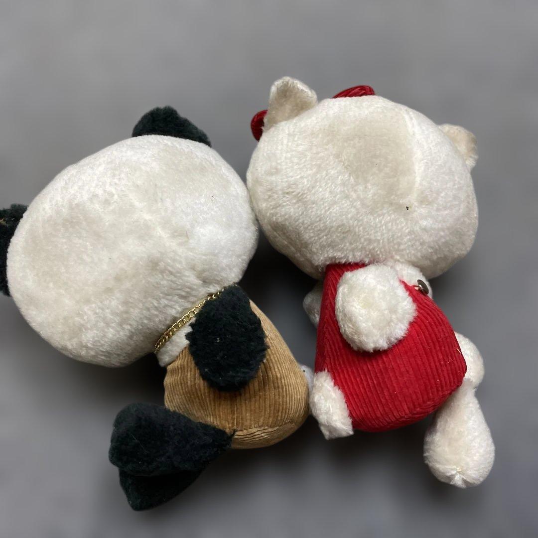 超希少【初期】ハローキティ&パンダぬいぐるみ　1975？**。23