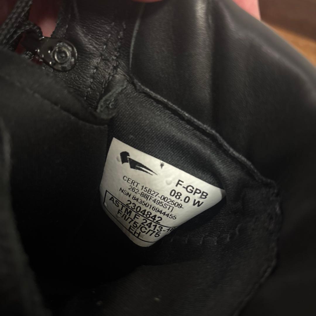 米軍 実物 US NAVY BELLEVILLE オールレザーブーツ US8W - メルカリ