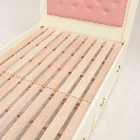 要問合せ♥️子供～大人人気♥️可愛い　ロココ調　ピンク　リボン　ベッド　シングル