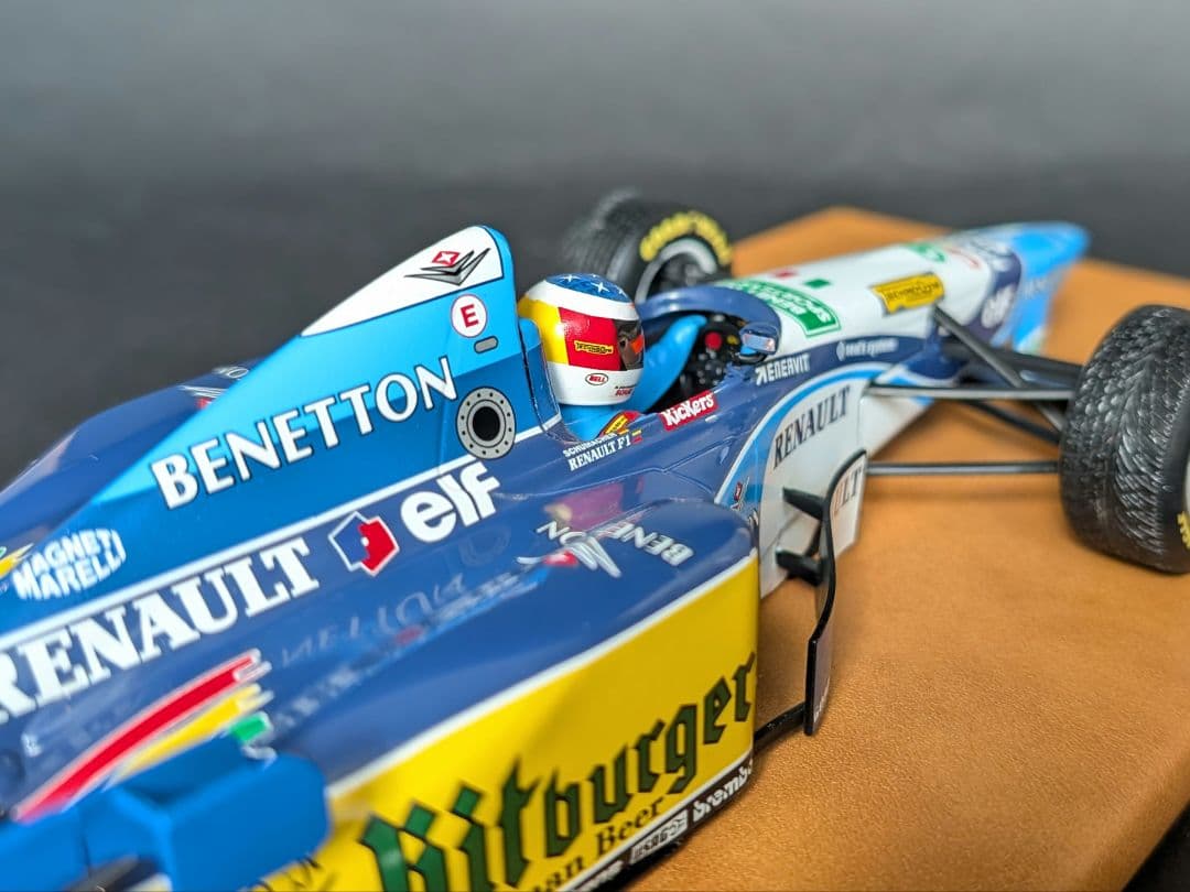 ミニチャンプス 1/18 ベネトン ルノー B195 #1 M.シューマッハ - メルカリ