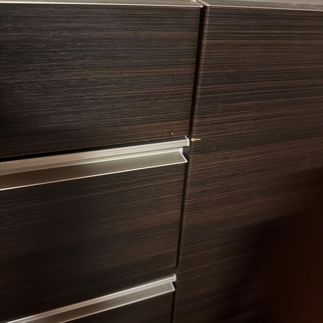 パモウナ 食器棚140 キッチンボード ハイタイプ