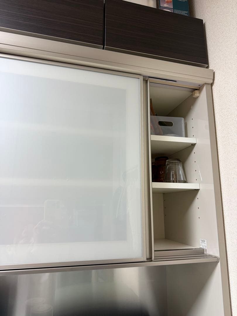 パモウナ 食器棚140 キッチンボード ハイタイプ