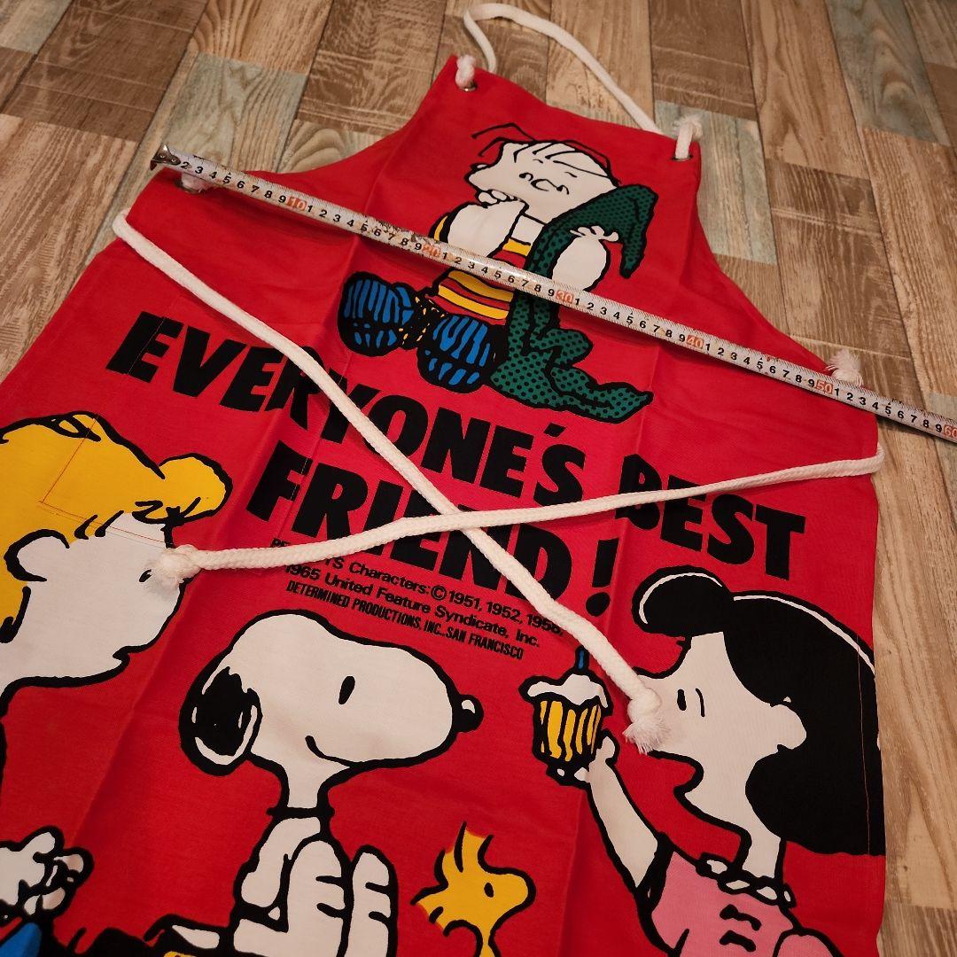 新品 SNOOPYスヌーピー レトロ ビンテージ エプロン 日本製