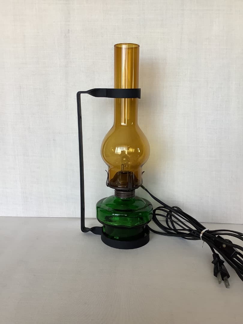 Nora さま専用・オイルランプ・電灯・オイル両用・最終価格