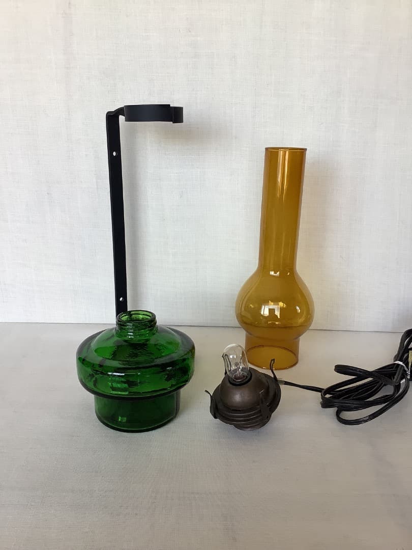 Nora さま専用・オイルランプ・電灯・オイル両用・最終価格