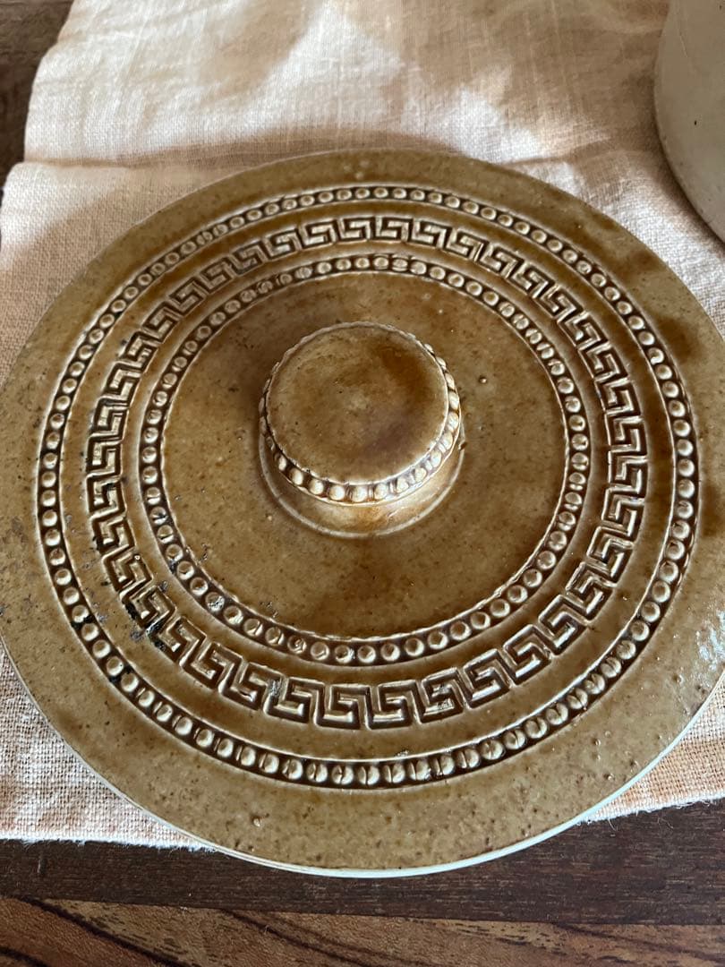 アンティーク紅茶葉壺、専門店使用。