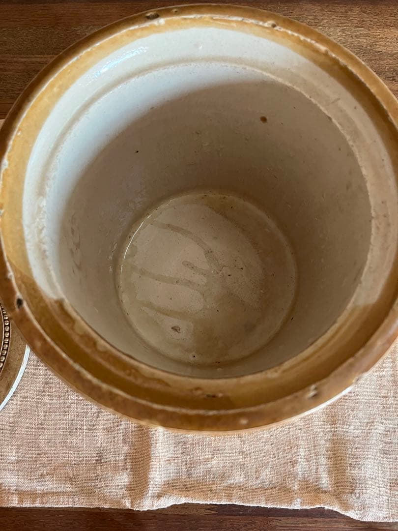 アンティーク紅茶葉壺、専門店使用。