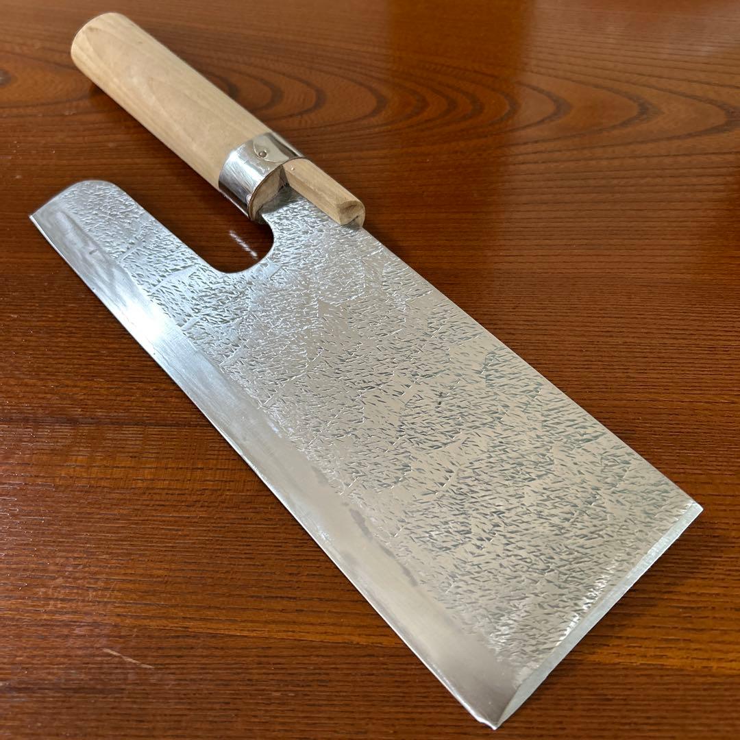麺切り包丁 東京　鍛錬 全長30,5cm刃24cm重約180g ★送料無料