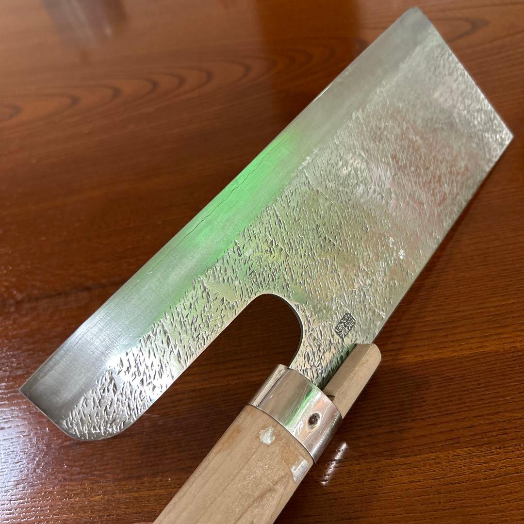 麺切り包丁 東京　鍛錬 全長30,5cm刃24cm重約180g ★送料無料