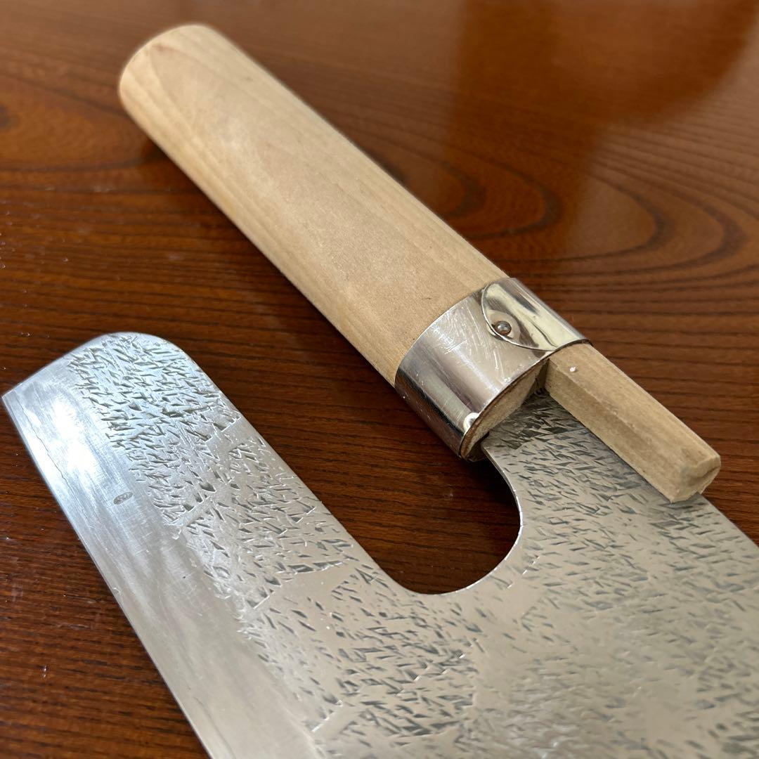 麺切り包丁 東京　鍛錬 全長30,5cm刃24cm重約180g ★送料無料