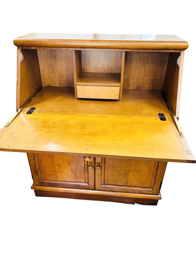 旭川家具 大雪木工 ライティングデスク ビューロー 書斎机