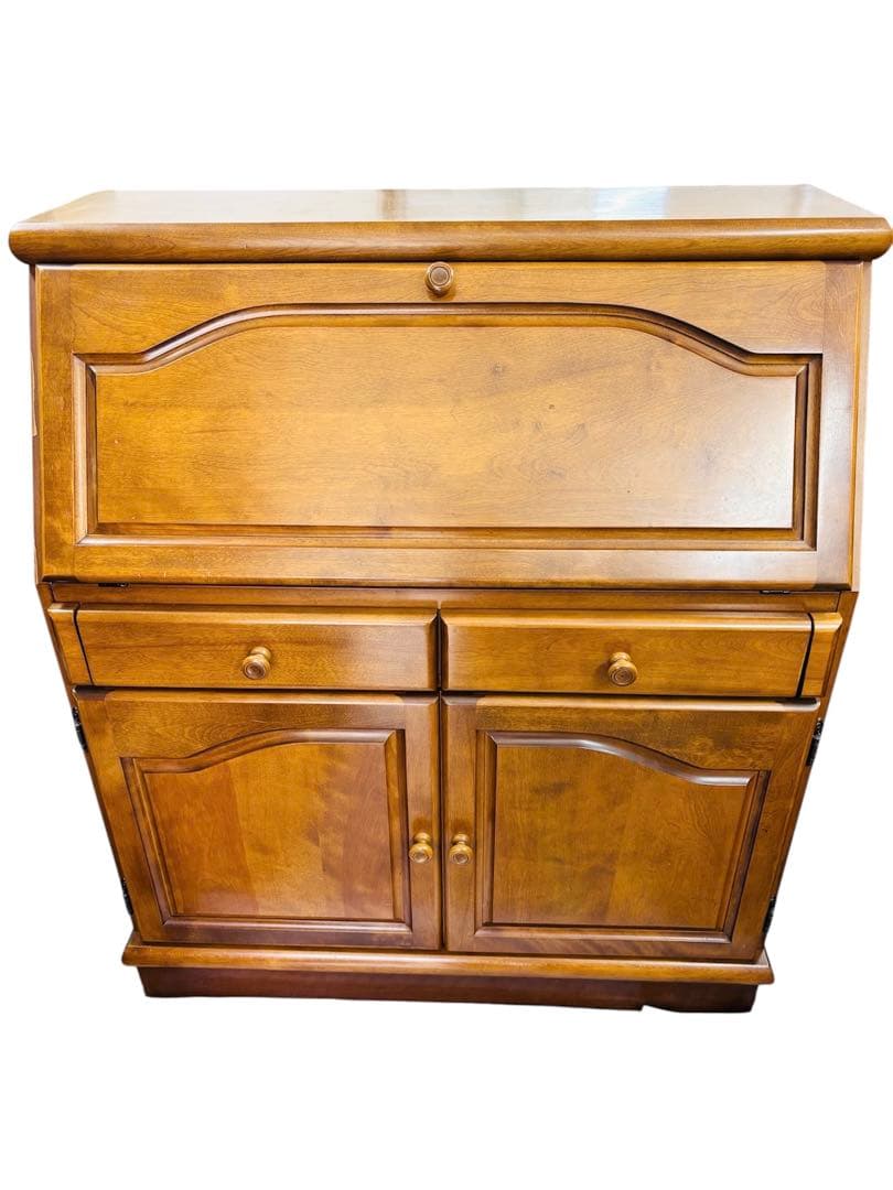 旭川家具 大雪木工 ライティングデスク ビューロー 書斎机